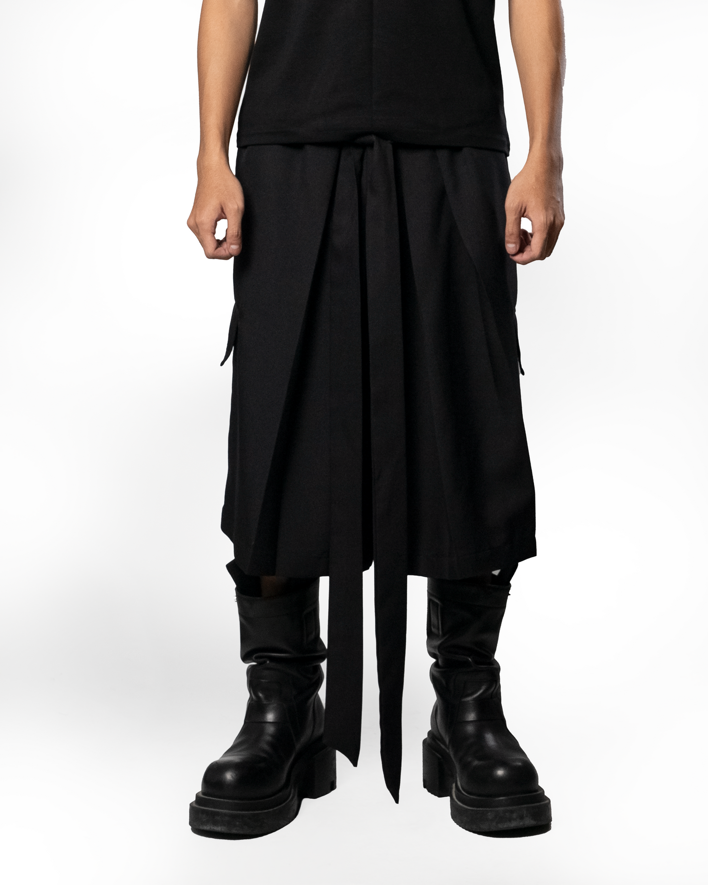 Hakama Shorts Black