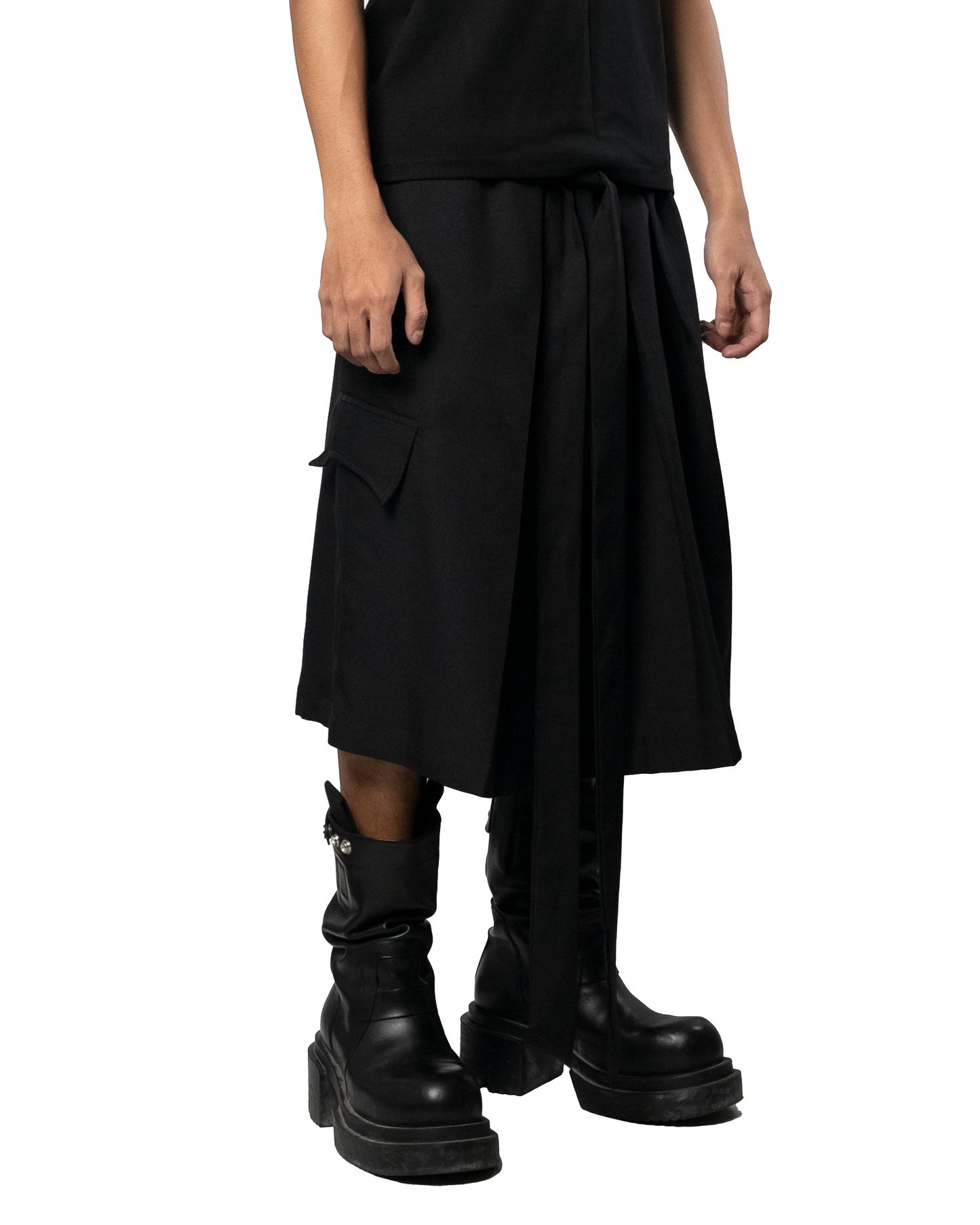 Hakama Shorts Black