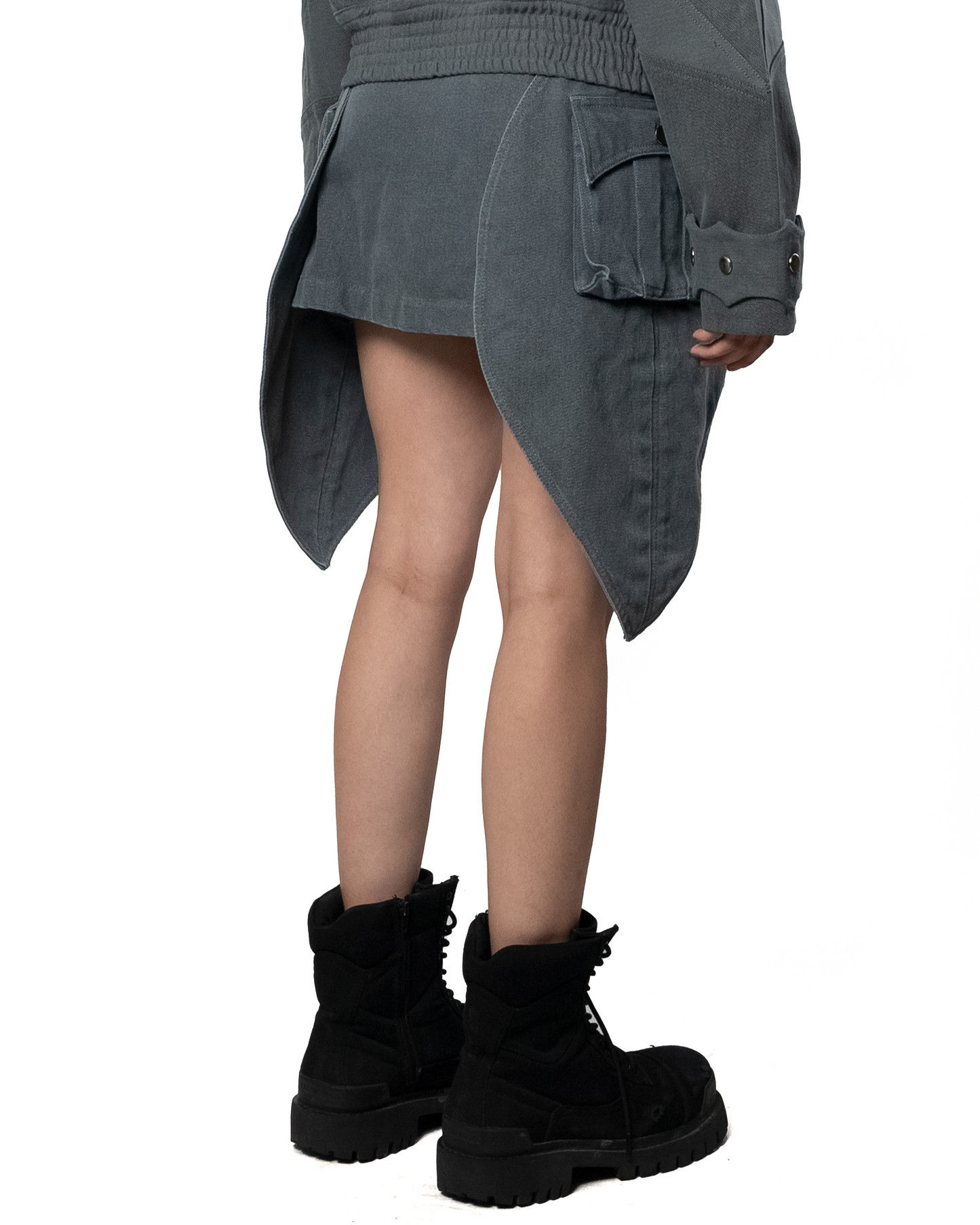 Sabre Skirt Stone Blue