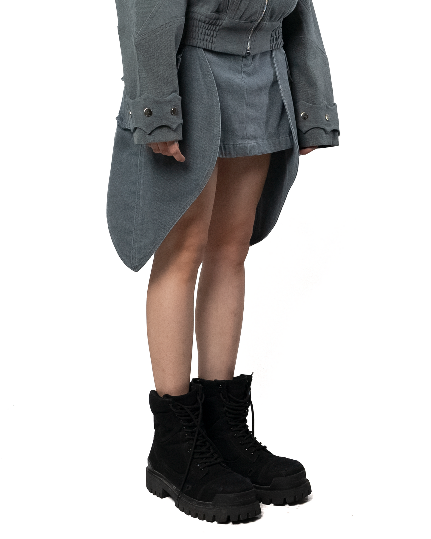 Sabre Skirt Stone Blue