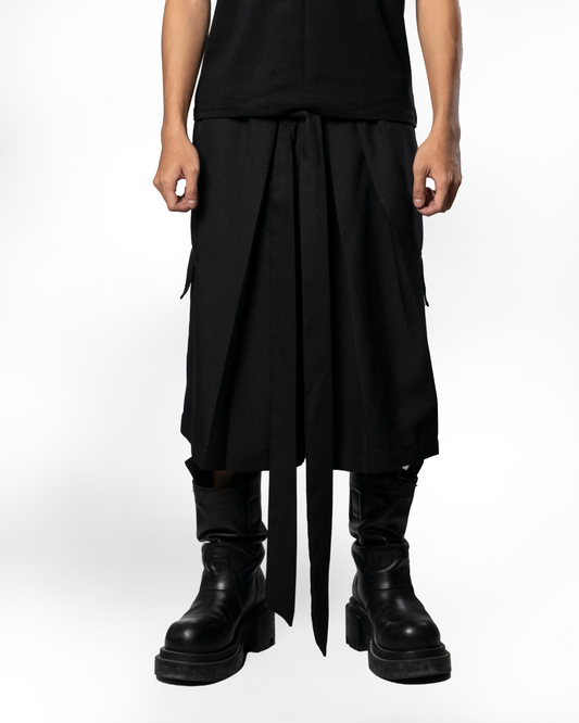 Hakama Shorts Black